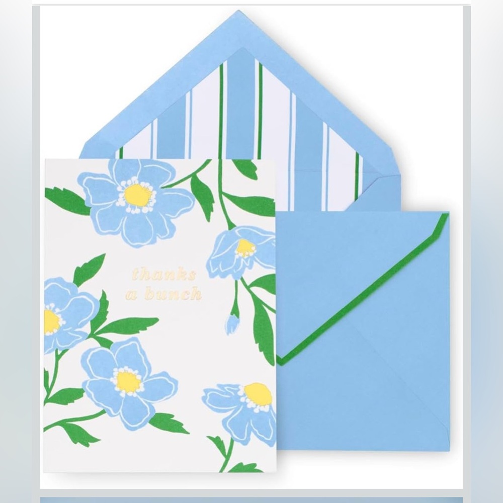 Kate Spade Floral Thank You Cards - Picture 3 of 5